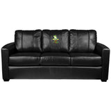 Silver Sofa with Tree Frog Logo Panel