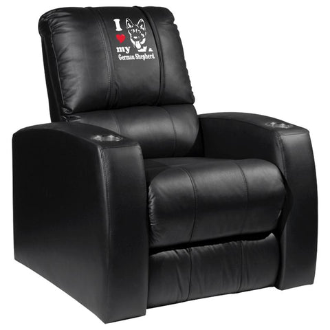 Relax Recliner with German Shepherd Logo Panel