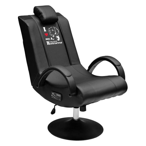 Gaming Chair 100 Pro with Golden Retriever Logo Panel