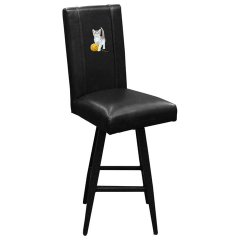 Swivel Bar Stool 2000 with Kitten with Yarn Logo Panel