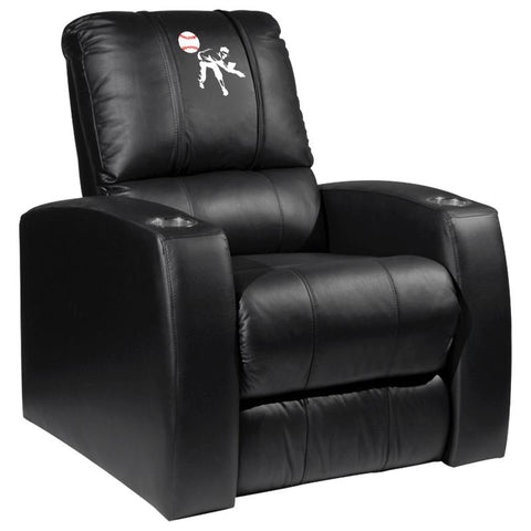 Relax Recliner with Baseball Pitcher Logo Panel