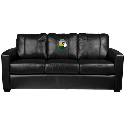 Silver Sofa with Tee Shot Logo Panel
