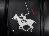 Silver Club Chair with Polo Logo Panel