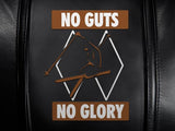 Silver Sofa with Ski No Guts No Glory Logo Panel