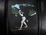 Silver Loveseat with Ski Cross Country Logo Panel