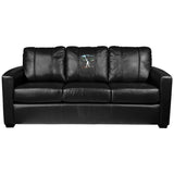 Silver Sofa with Ski Cross Country Logo Panel