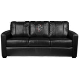 Silver Sofa with Ballerina Red Ribbon Logo Panel