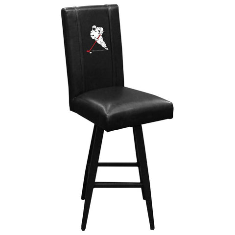 Swivel Bar Stool 2000 with Hockey Center Logo Panel