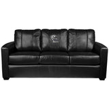 Silver Sofa with Figure Skater Layback Logo Panel