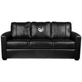 Silver Sofa with Yin Yang Floral Logo Panel