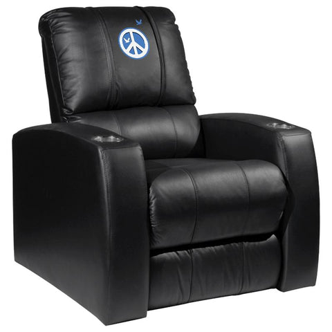 Relax Recliner with Peace Sign Blue Logo Panel