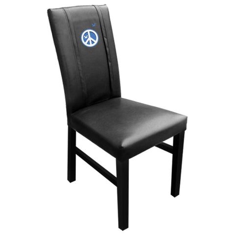 Side Chair 2000 with Peace Sign Blue Logo Panel