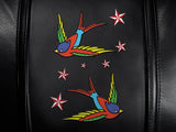 Curve Task Chair with Swallows with Nautical Stars Panel