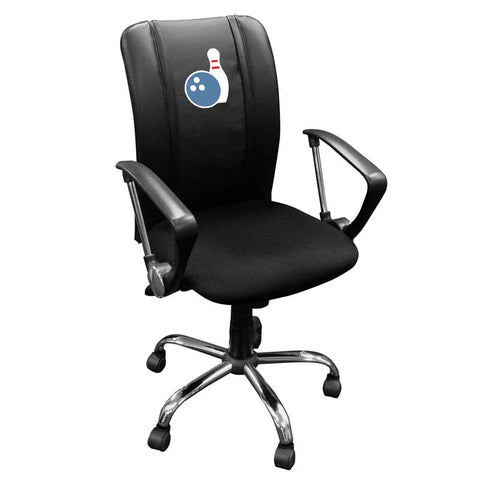 Curve Task Chair with Bowling Logo Panel