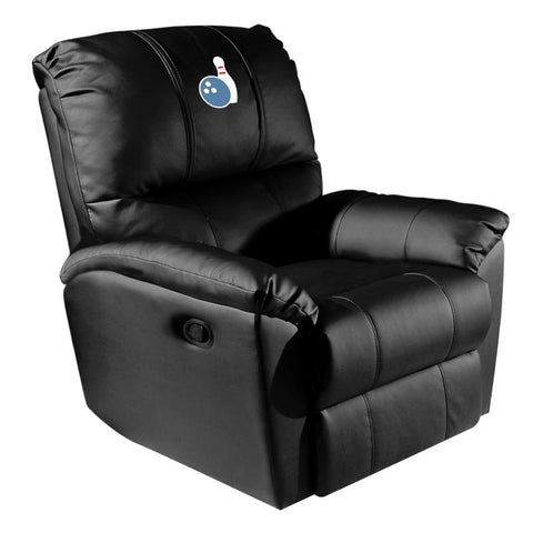 Rocker Recliner with Bowling Logo Panel
