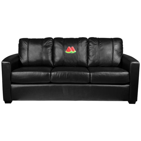 Silver Sofa with Watermelon Logo Panel
