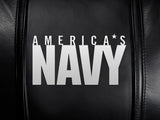 Silver Loveseat with America's Navy Logo