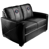 Silver Loveseat with Toronto Raptors Logo