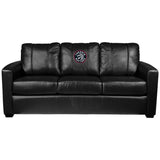Silver Sofa with Toronto Raptors Logo