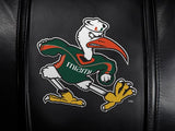 Silver Club Chair with Miami Hurricanes Secondary Logo