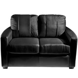 Silver Loveseat with Mallards Flying Logo
