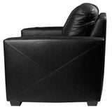 Silver Loveseat with Mallards Flying Logo