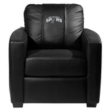 Silver Club Chair with San Antonio Spurs Logo