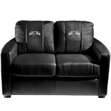 Silver Loveseat with San Antonio Spurs Logo