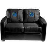 Silver Loveseat with Minnesota Timberwolves Logo