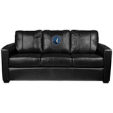 Silver Sofa with Minnesota Timberwolves Primary Logo