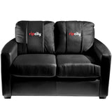 Silver Loveseat with Portland Trailblazers Alternate Logo