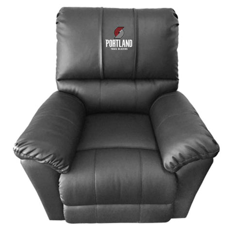 Rocker Recliner with Portland Trailblazers Secondary Logo