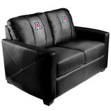 Silver Loveseat with Arizona Wildcats Logo