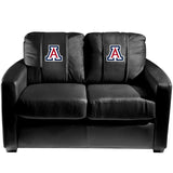 Silver Loveseat with Arizona Wildcats Logo