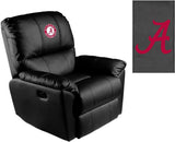 Rocker Recliner with Alabama Crimson Tide Logo