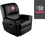 Rocker Recliner with Alabama Crimson Tide Logo