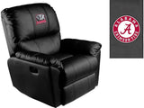 Rocker Recliner with Alabama Crimson Tide Elephant Logo