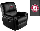 Rocker Recliner with Alabama Crimson Tide Bama Logo