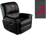 Rocker Recliner with Alabama Crimson Tide Bama Logo