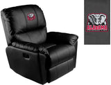 Rocker Recliner with Alabama Crimson Tide Bama Logo
