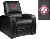 Relax Recliner with Alabama Crimson Tide Red A Logo