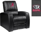 Relax Recliner with Alabama Crimson Tide Red A Logo