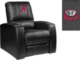 Relax Recliner with Alabama Crimson Tide Red A Logo