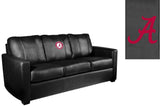 Silver Sofa with Alabama Crimson Tide Logo