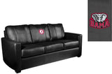 Silver Sofa with Alabama Crimson Tide Logo