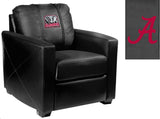 Silver Club Chair with Alabama Crimson Tide Elephant Logo