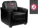 Silver Club Chair with Alabama Crimson Tide Bama Logo