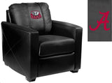 Silver Club Chair with Alabama Crimson Tide Bama Logo