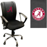 Curve Task Chair with Alabama Crimson Tide Red A Logo