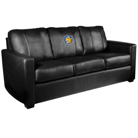 Silver Sofa with Memphis Grizzlies Secondary Logo